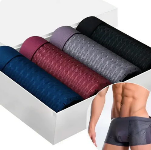 CALZONCILLOS DE FIBRA DE BAMBÚ / BAMBOOFIT ~ PACK X4